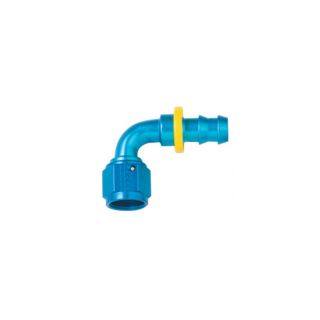 Picture of Fragola Push Lock Hose End, #6 90°