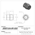 Picture of Rod End Boss RH 5/8 Thread, Fits 1.00" OD, 0.058" Wall