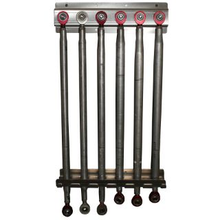Picture of Radius Rod Rack, 15" Long Single Row 6 Position Top Mount