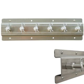 Picture of Shock Rack Wall Mount 15" Long Single Row 6 Position, Includes Pins