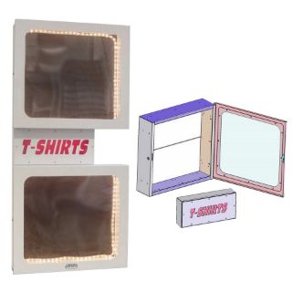 Picture of Tee-Shirt Cabinet And Light 3 Piece Set