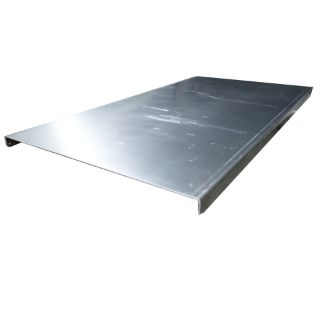 Picture of Top Deck, 1/4" Aluminum Smooth, Downward Bend, Powder Coated