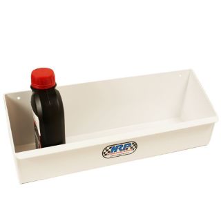 Picture of Oil Bottle and Aerosol Can Tray, 16.00" x 4.50", White, Steel