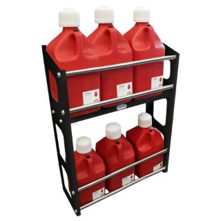 Picture of Jug Rack, Two Level, 6 Place, Black