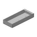 Picture of Tool & Parts Tray, 2.5" x 6", Aluminum