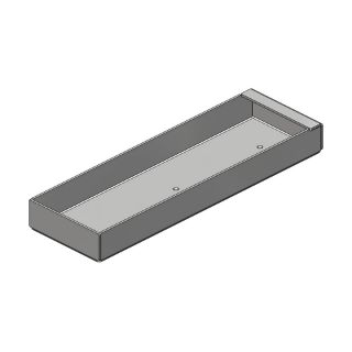 Picture of Tool & Parts Tray, 2.5" x 8", Aluminum