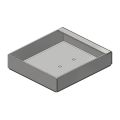 Picture of Tool & Parts Tray, 3.5" x 4", Aluminum