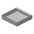 Picture of Tool & Parts Tray, 4" x 4", Aluminum