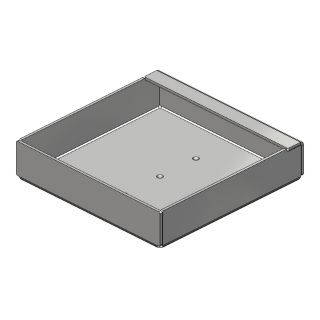 Picture of Tool & Parts Tray, 4" x 4", Aluminum