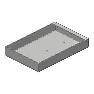 Picture of Tool & Parts Tray, 4" x 6", Aluminum