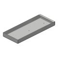 Picture of Tool & Parts Tray, 4" x 10", Aluminum