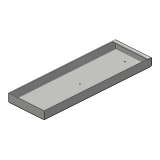 Picture of Tool & Parts Tray, 4" x 12", Aluminum