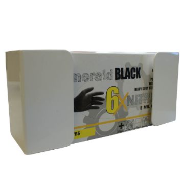 Picture of Disposable Glove Holder, Aluminum, Black Powder Coat