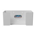 Picture of Disposable Glove Holder, Aluminum, White Powder Coat
